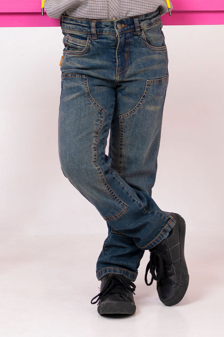 Patched Jeans
