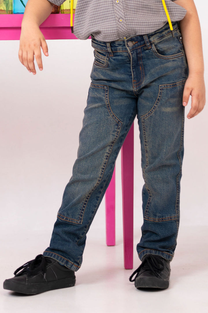 Patched Jeans