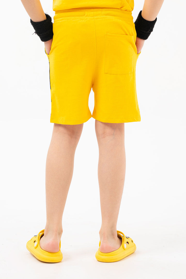 Naruto Shorts Mustard