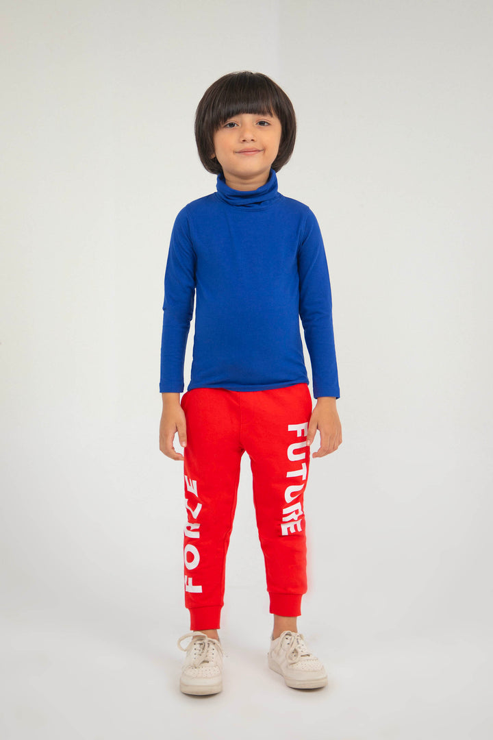 Slogan Trackpants Red