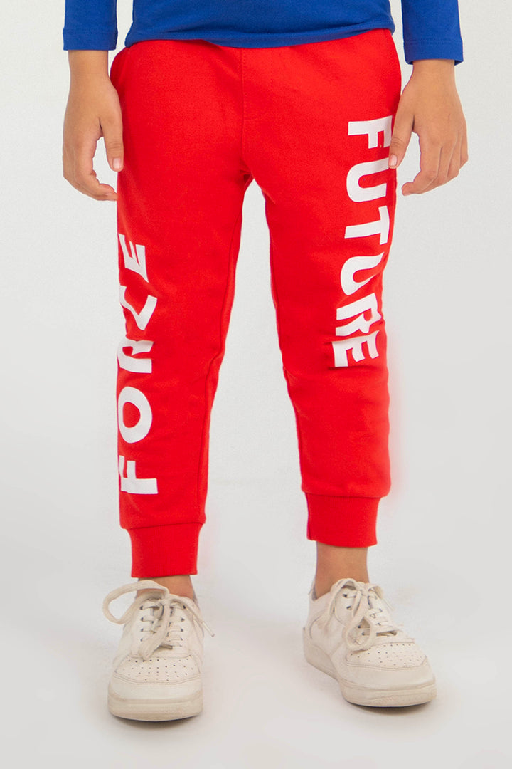Slogan Trackpants Red