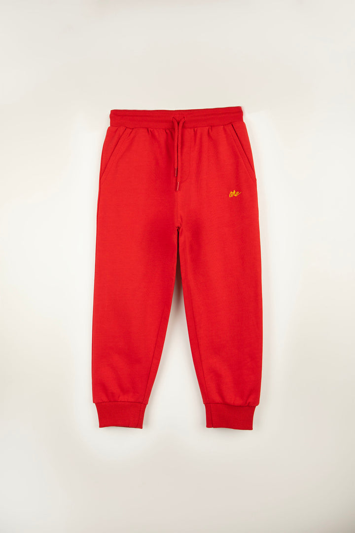 Logo Trackpants Red