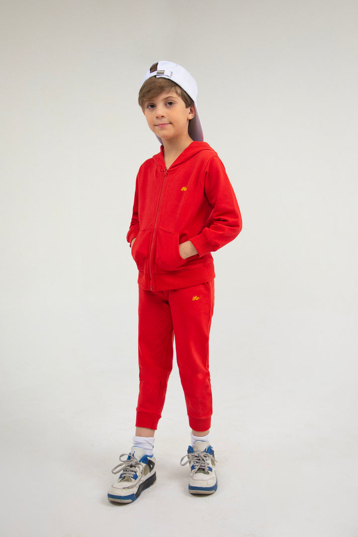 Logo Trackpants Red