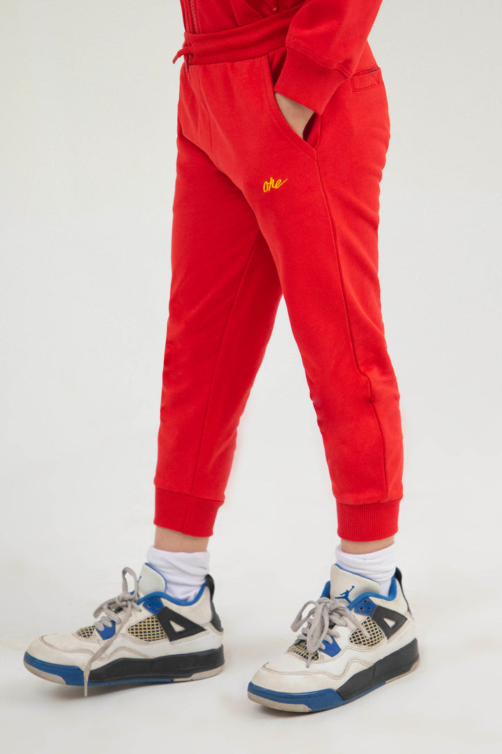 Logo Trackpants Red