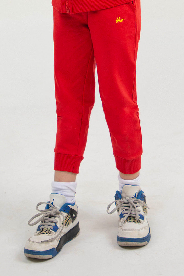 Logo Trackpants Red