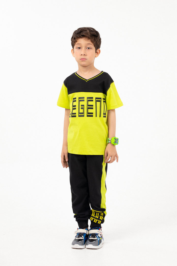 Contrasting Track pants Black