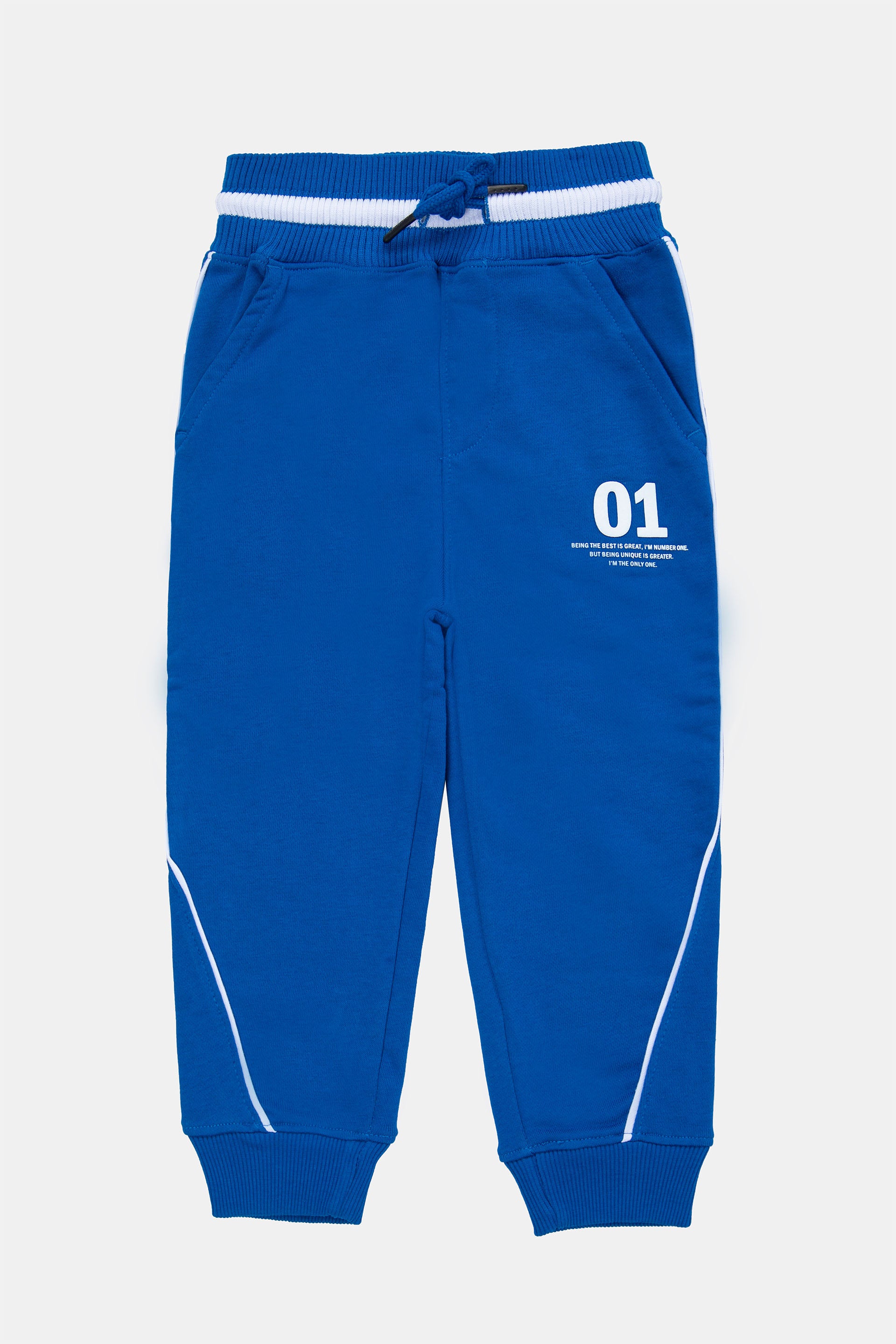 ★GLOWNY★ BOLD TRACKSUIT PANTS (BLUE) $_57.JPG?set_id=880000500F