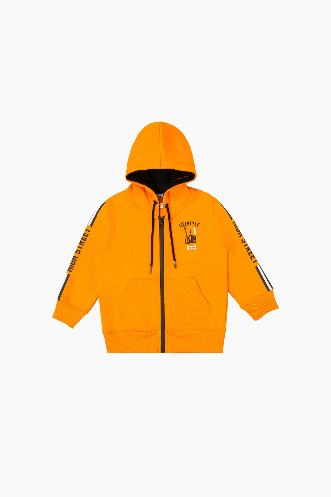 Graphic Zipper Hoodie