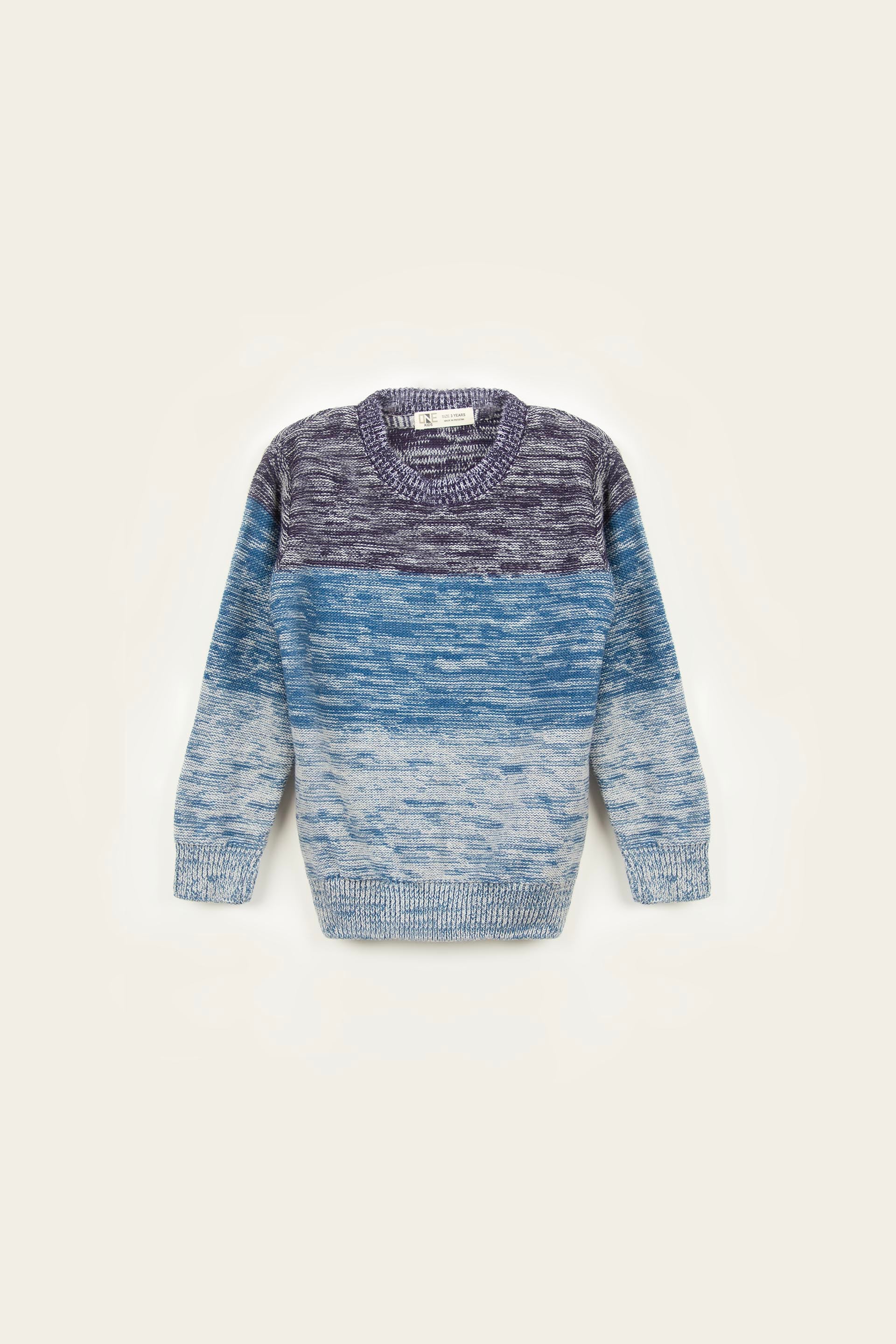 Textured Sweater Blue