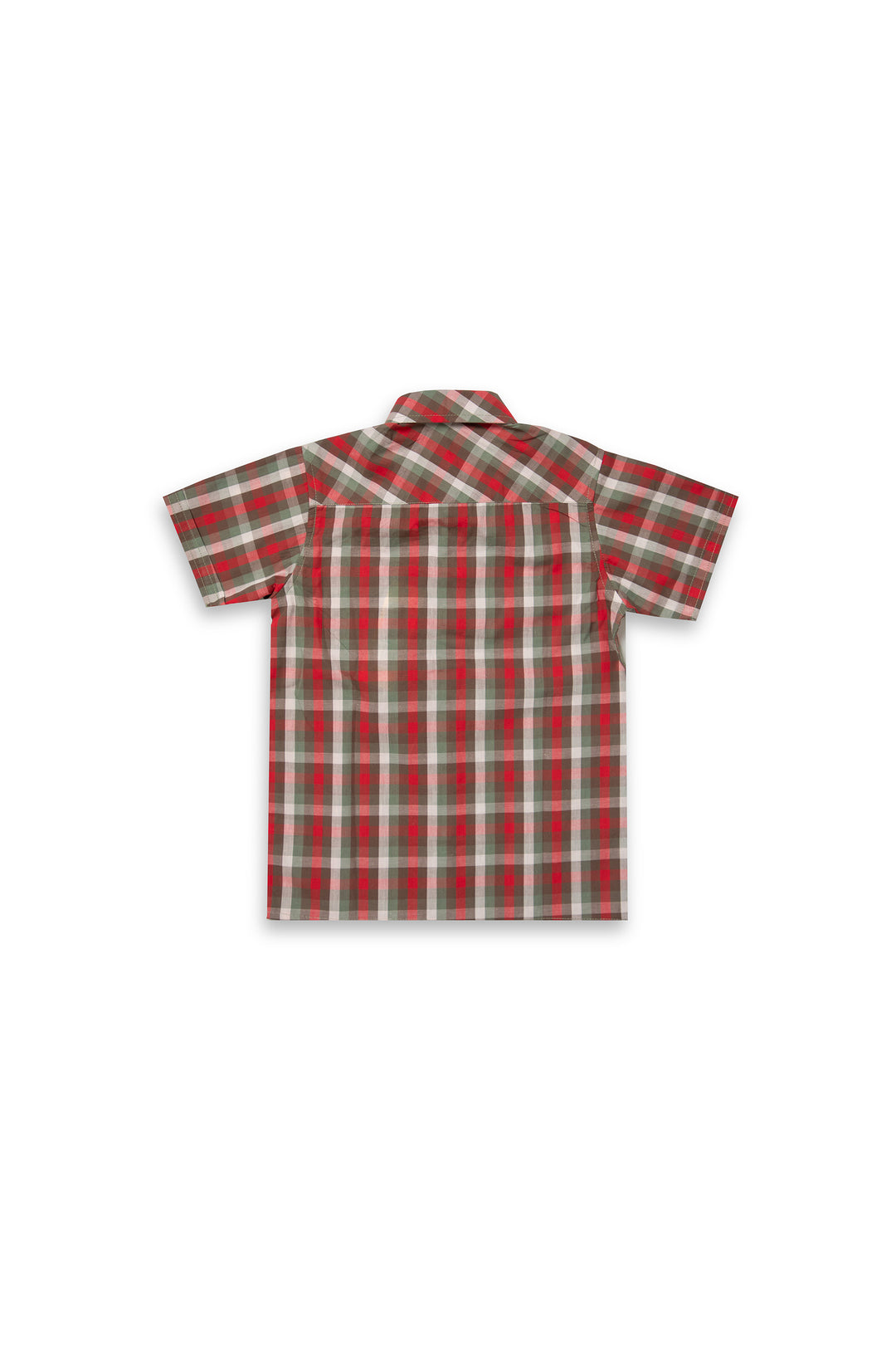 Buckled Shirt Olive/Red