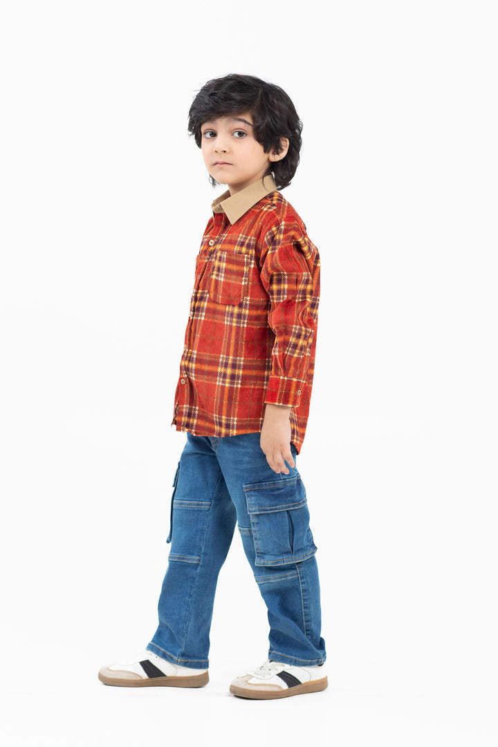 Corduroy Check Shirt