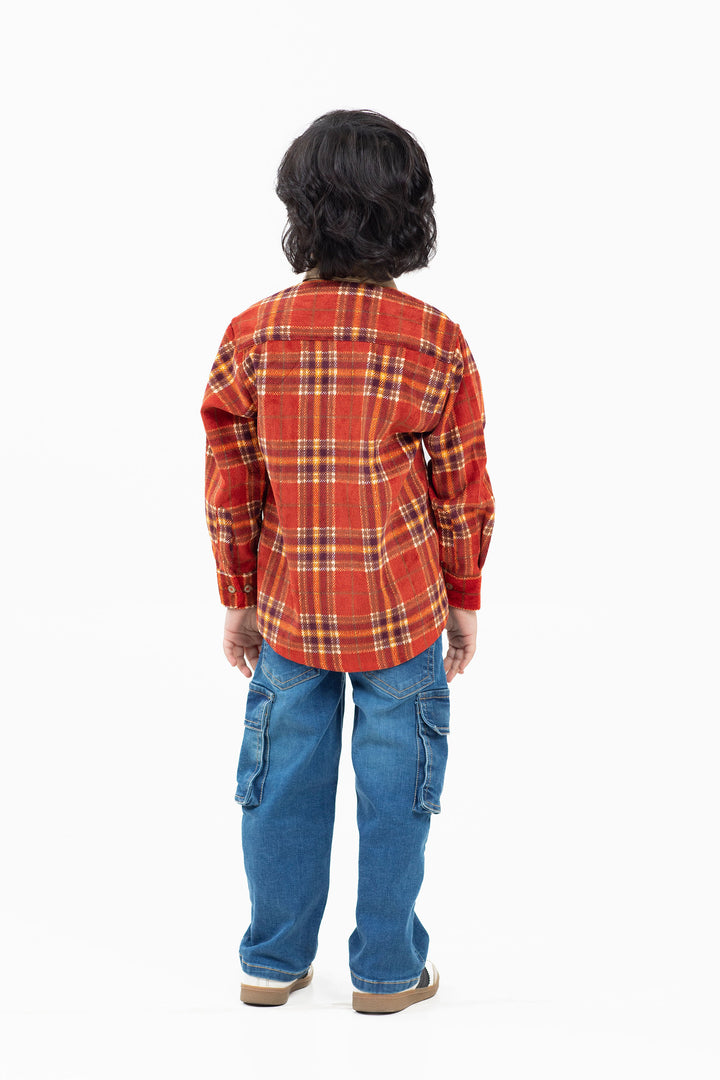Corduroy Check Shirt