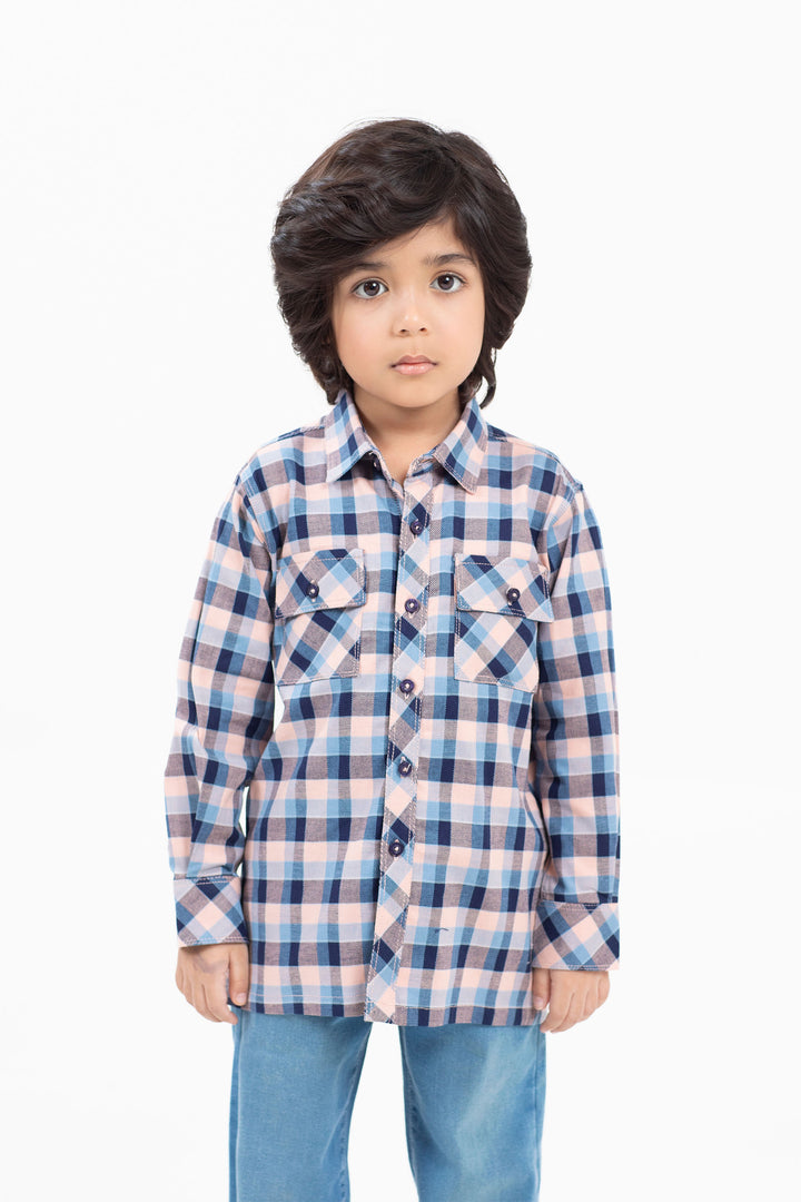 Textured Check Shirt