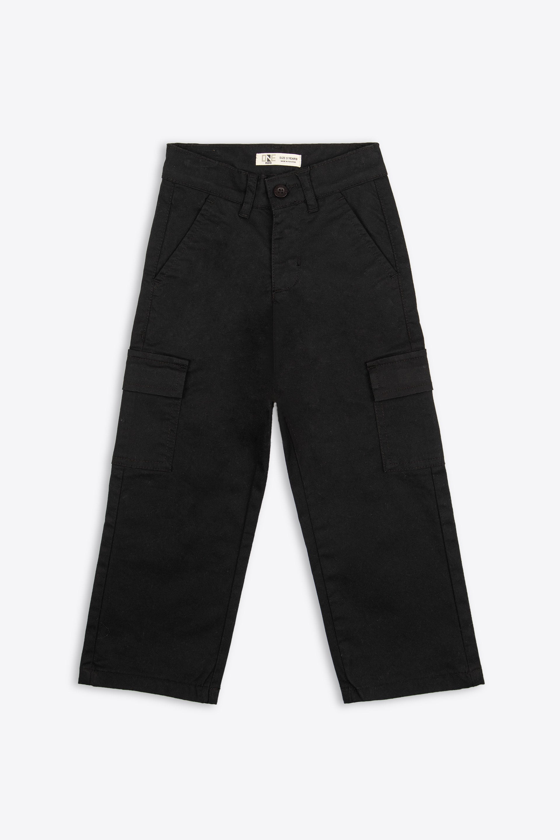 Wideleg Cargo Black