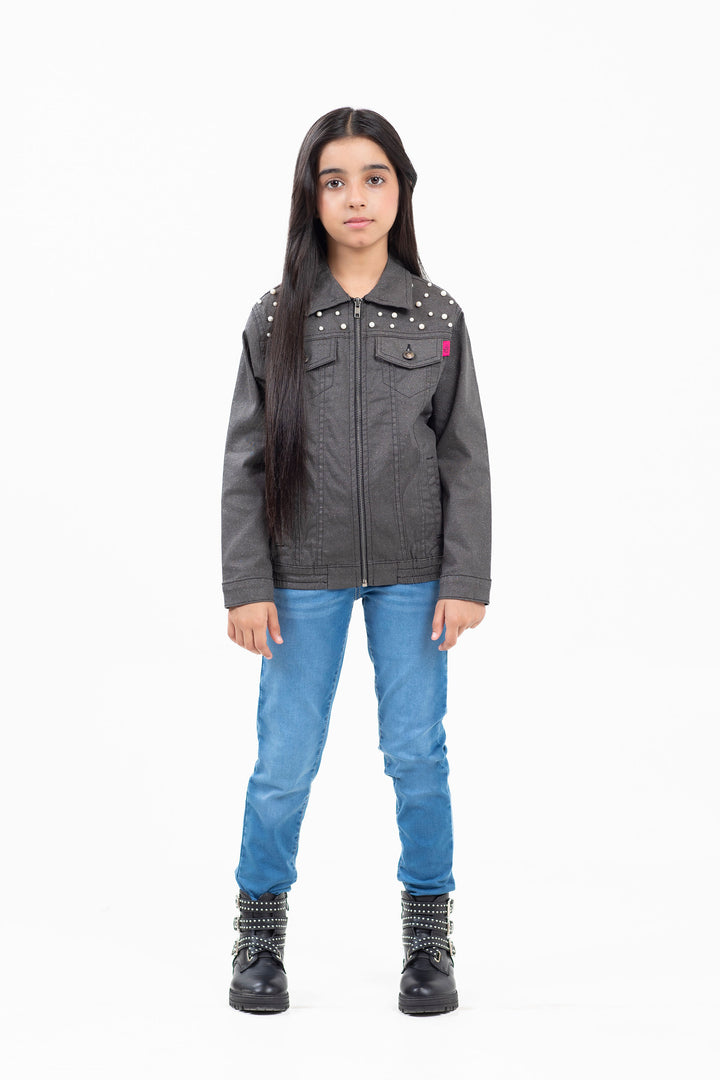 Pearl Tape Denim Jacket