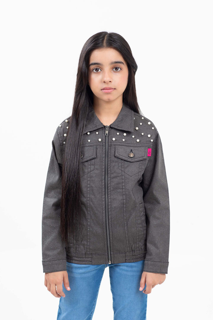 Pearl Tape Denim Jacket