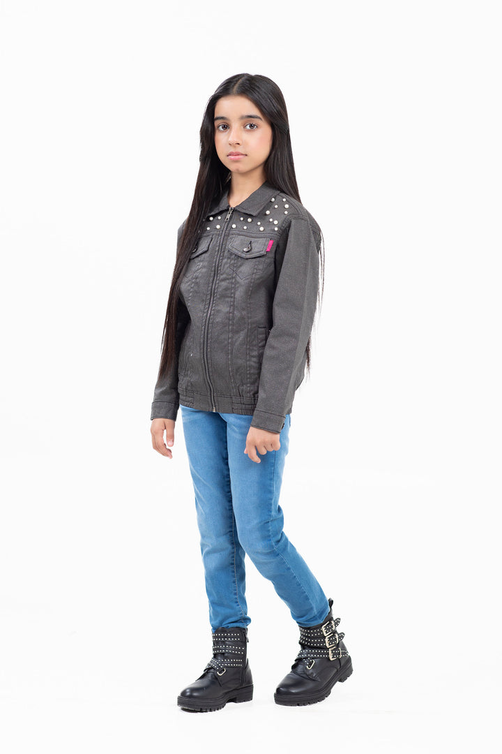 Pearl Tape Denim Jacket