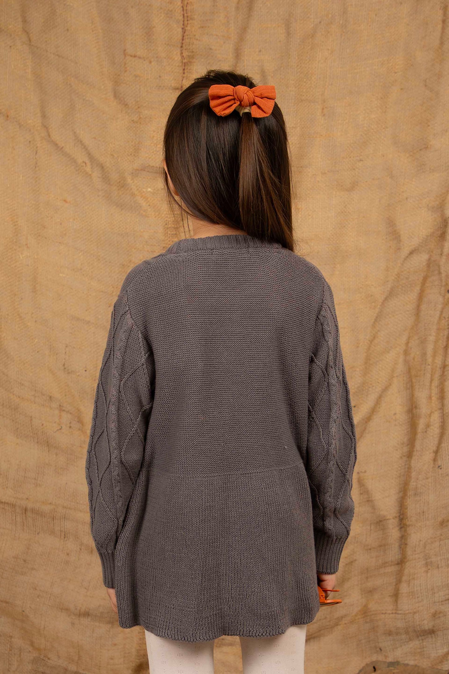 Peplum Sweater Grey