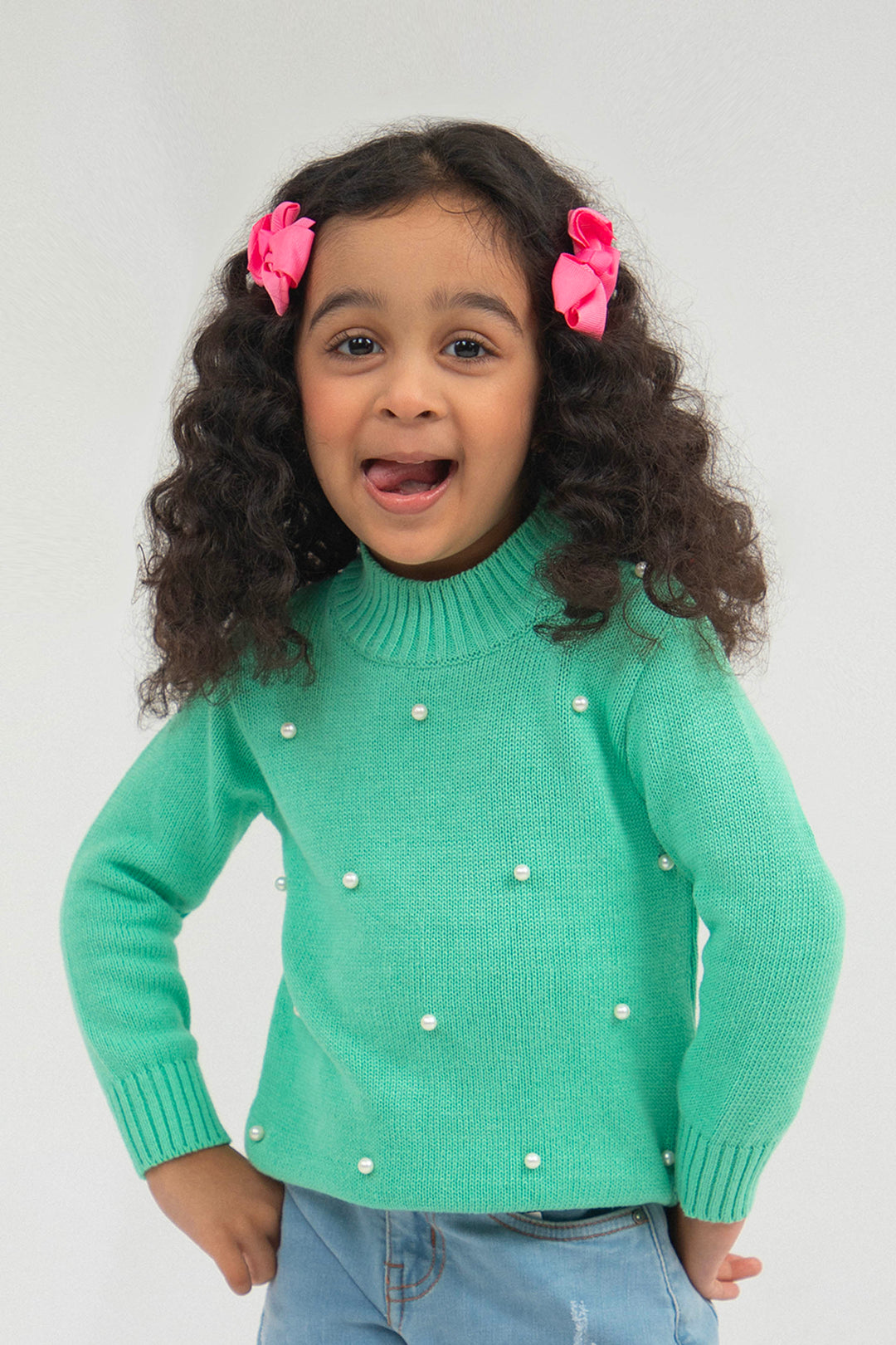 Pearl Sweater Sea Green