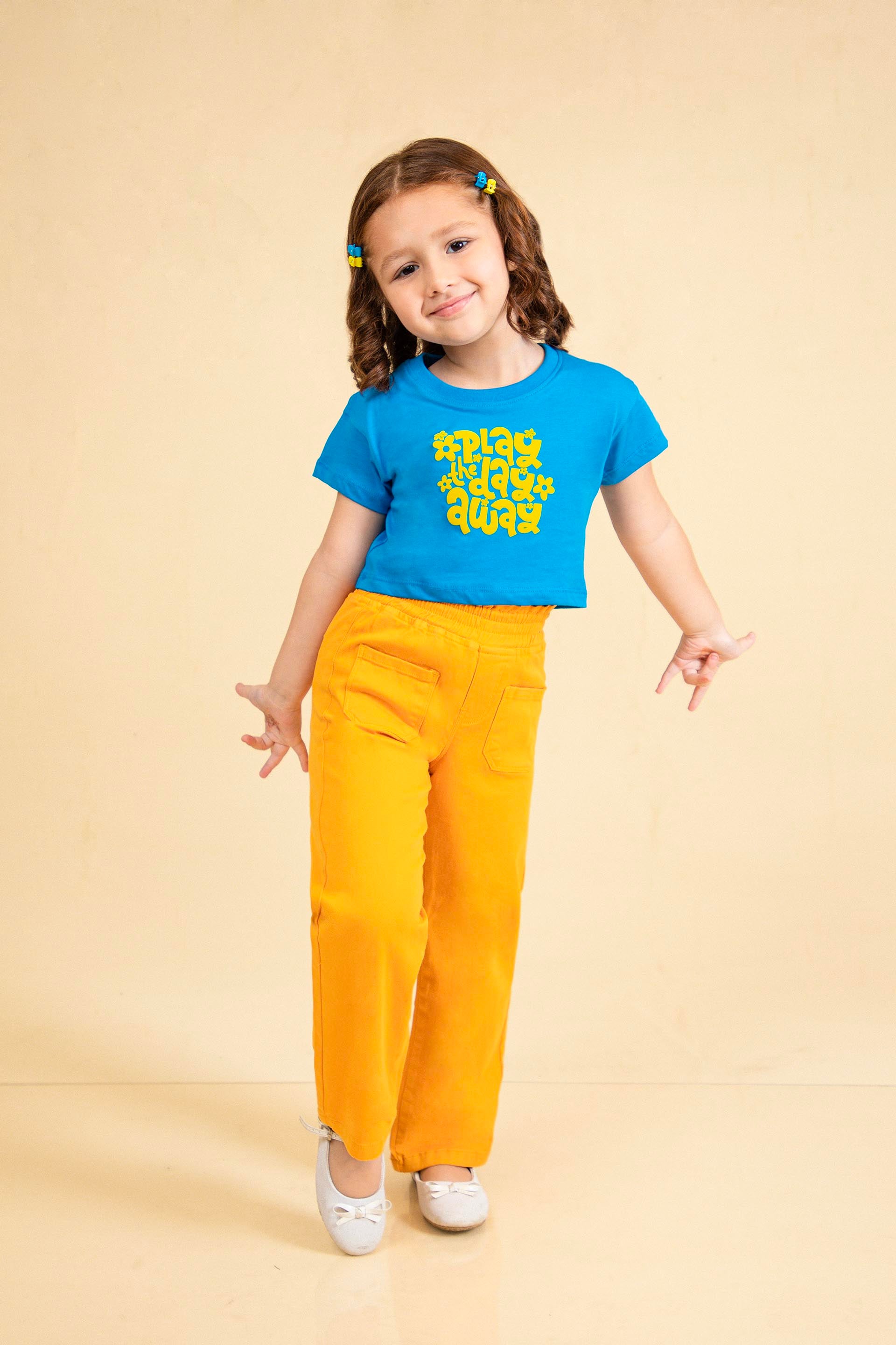 Dropshoulder Tee Blue