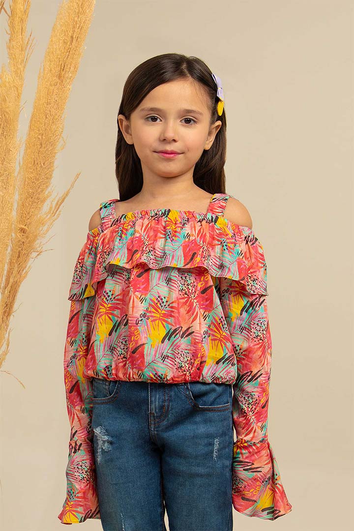 Ruffled Top Multi