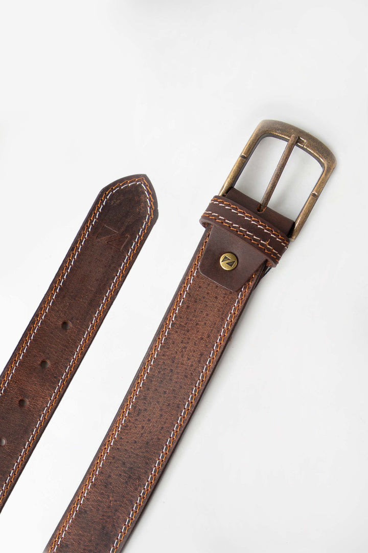 Top Stitched Belt