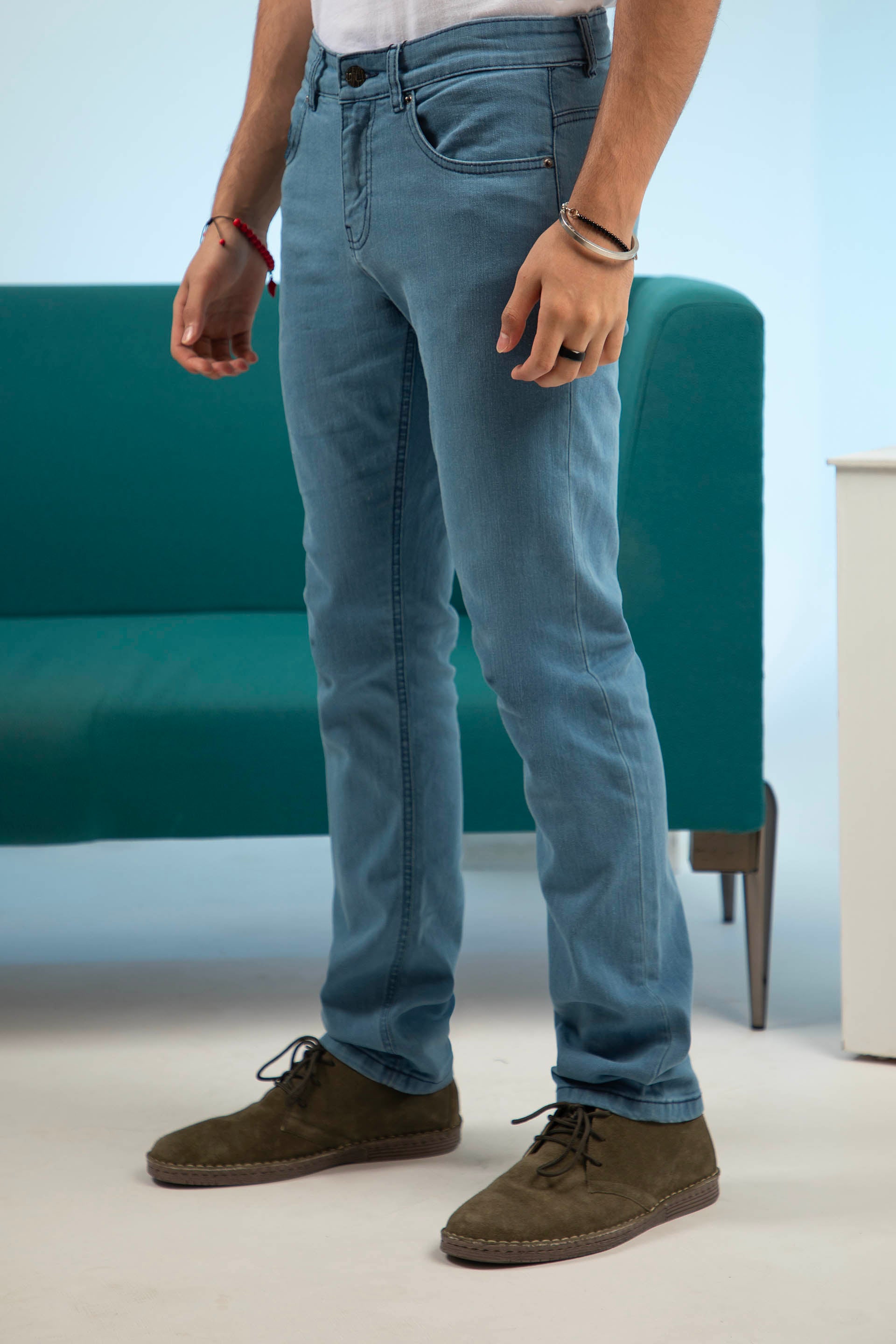 Basic Slim Jeans Light Blue