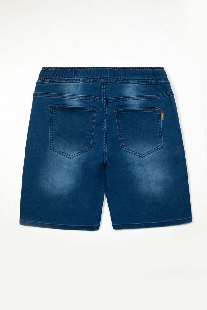 Pull up Denim Shorts