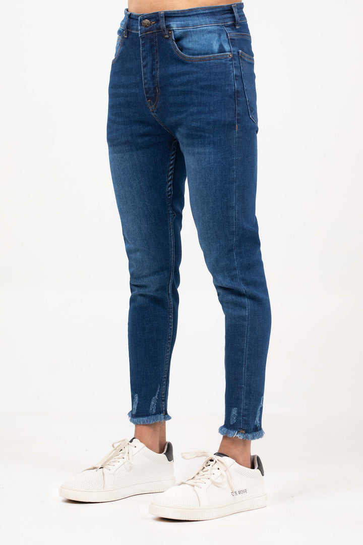 Cropped Tapered Jeans