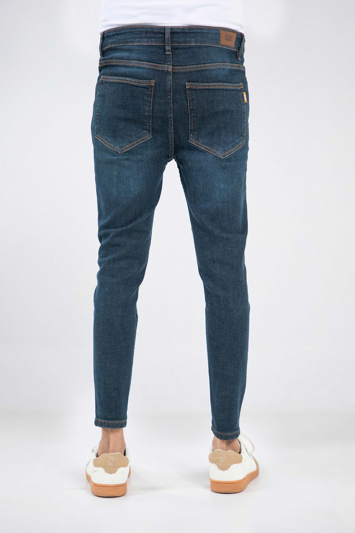Cropped Tapered Jeans