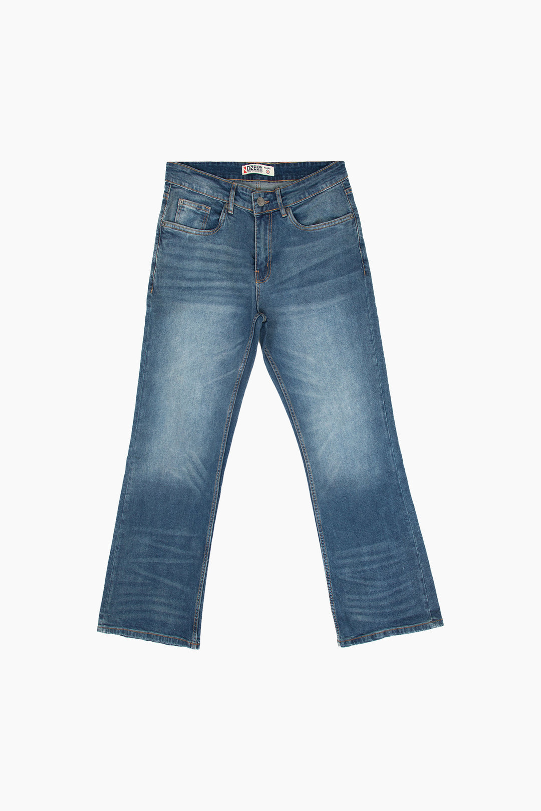 Washed Flare Jeans