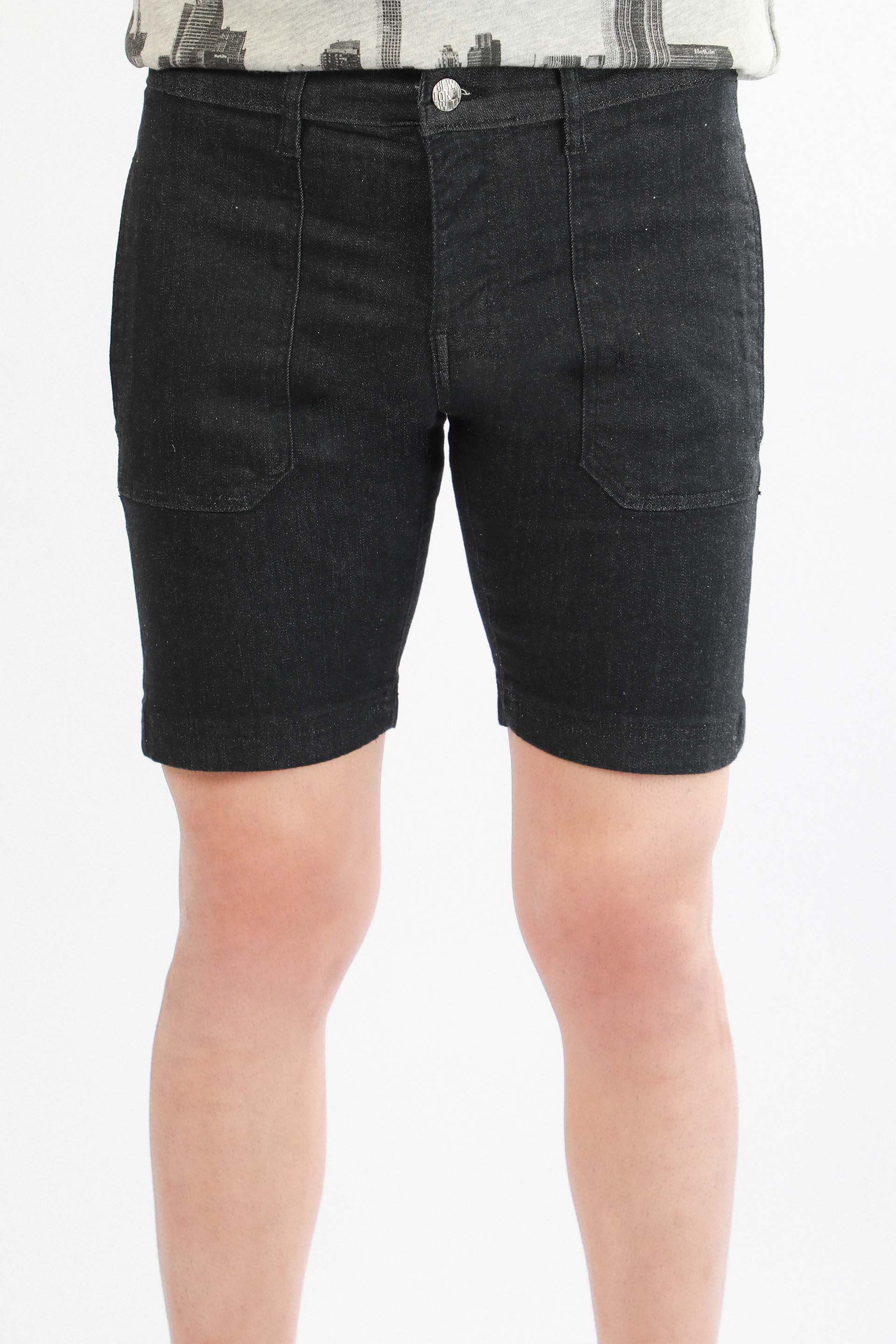 Denim Shorts Black