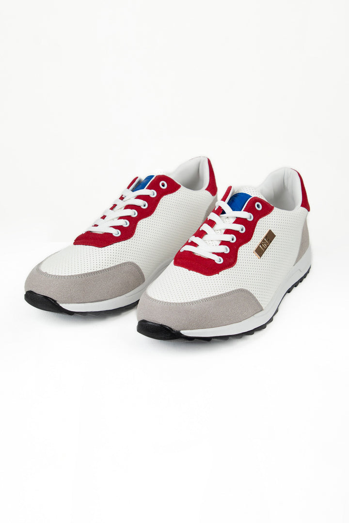 Contrasting Sneakers Red/White
