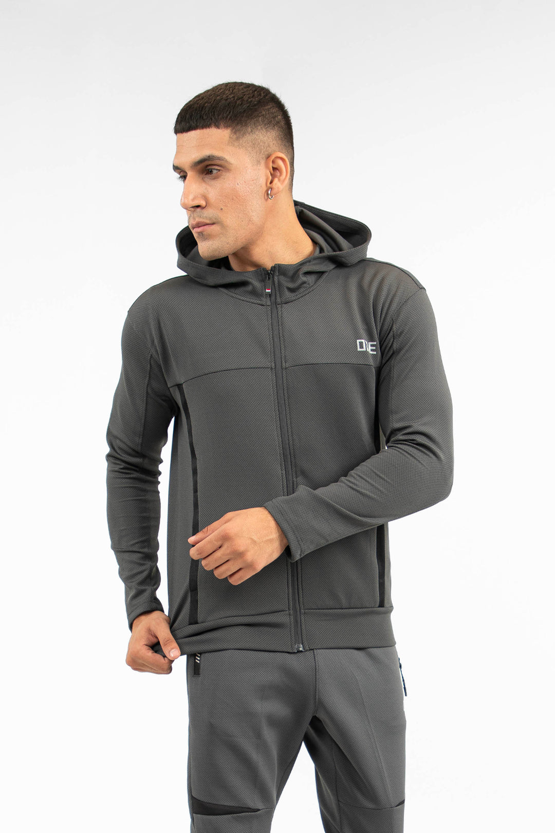 Hooded Jacket Dark Grey