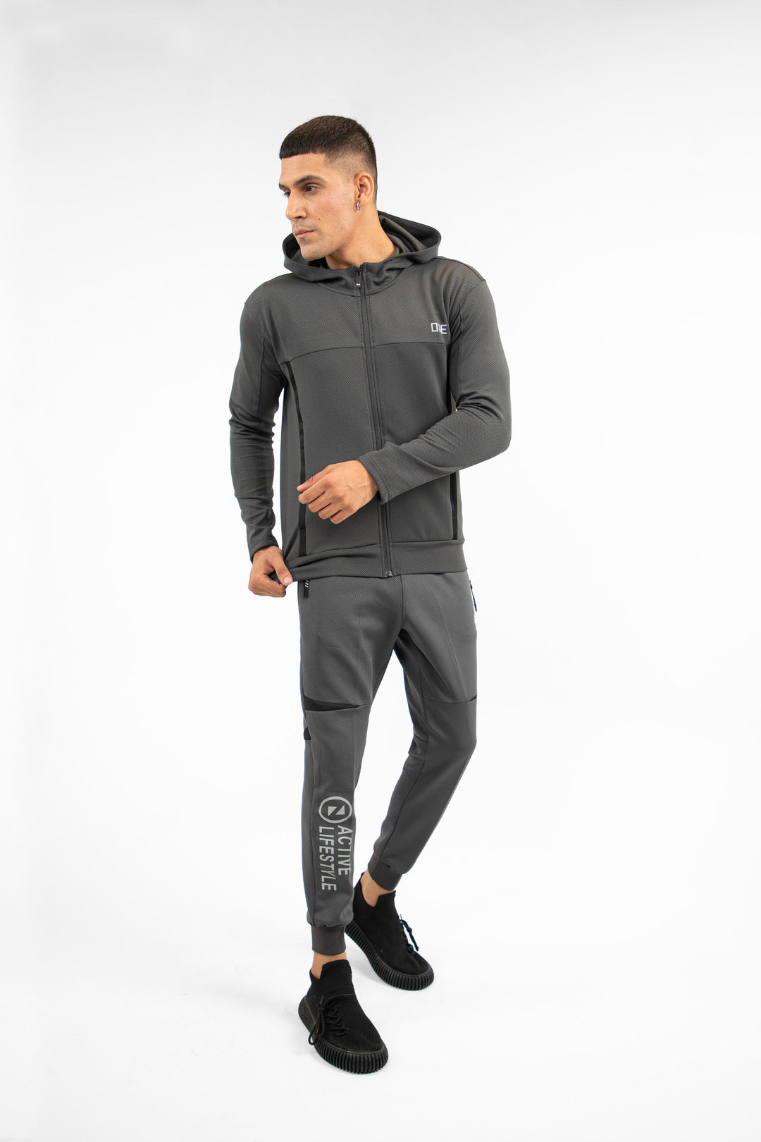Hooded Jacket Dark Grey