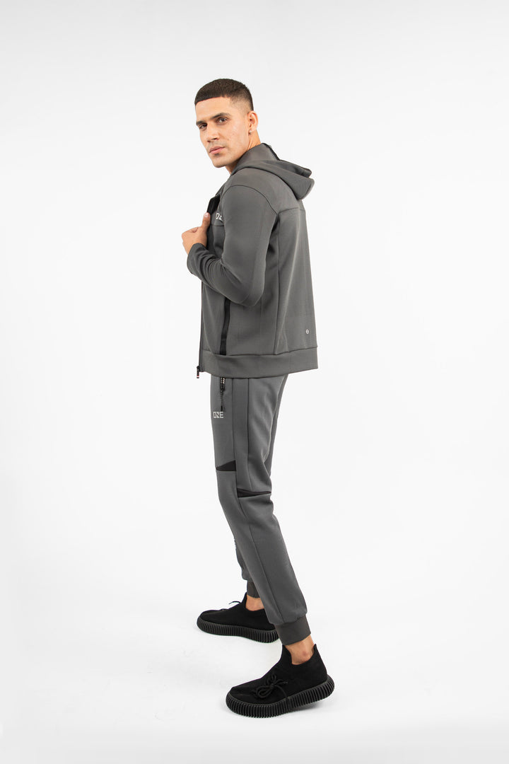 Hooded Jacket Dark Grey