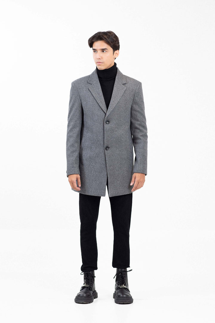 Single Breast Long Coat