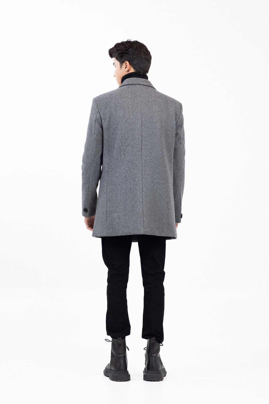 Single Breast Long Coat