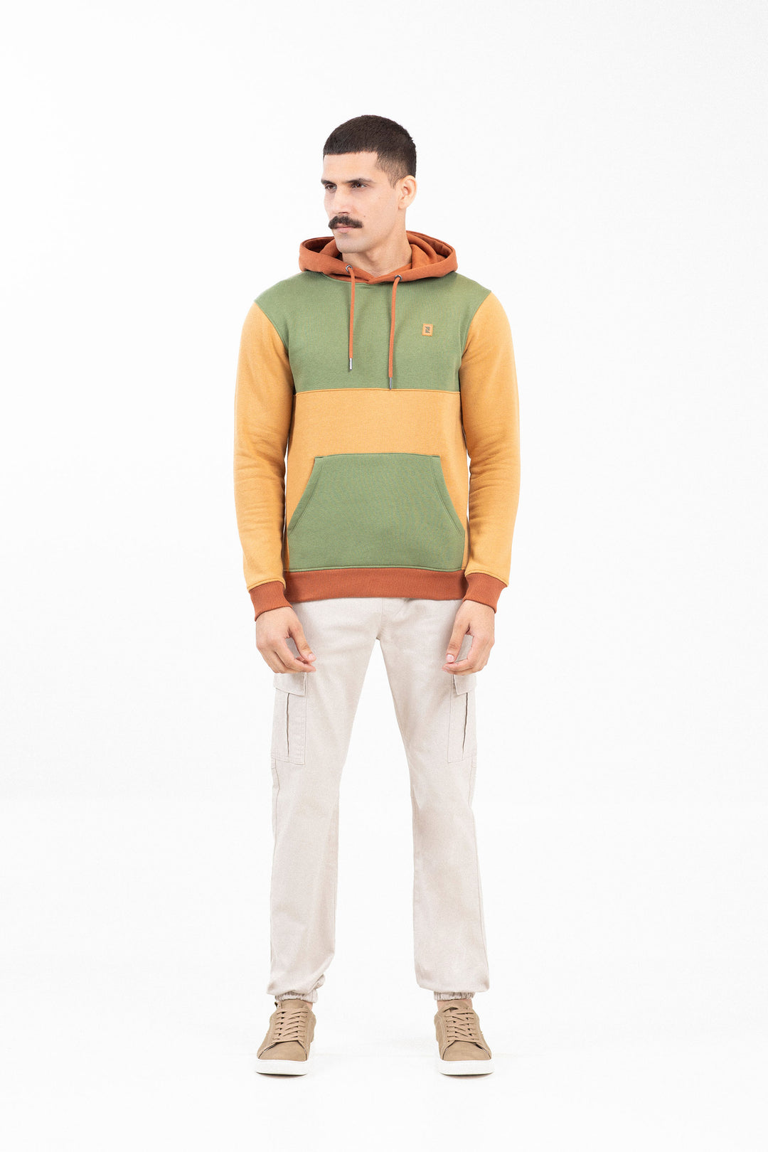 Colour Block Hoodie