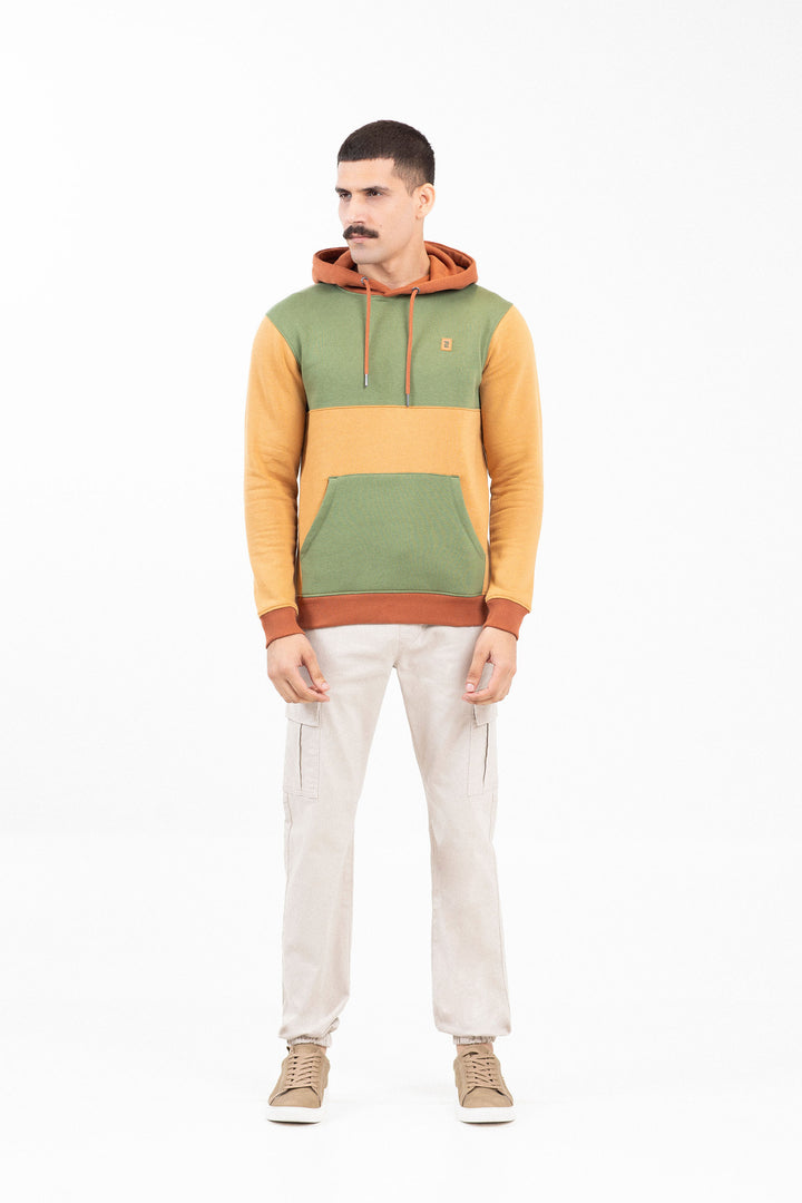 Colour Block Hoodie