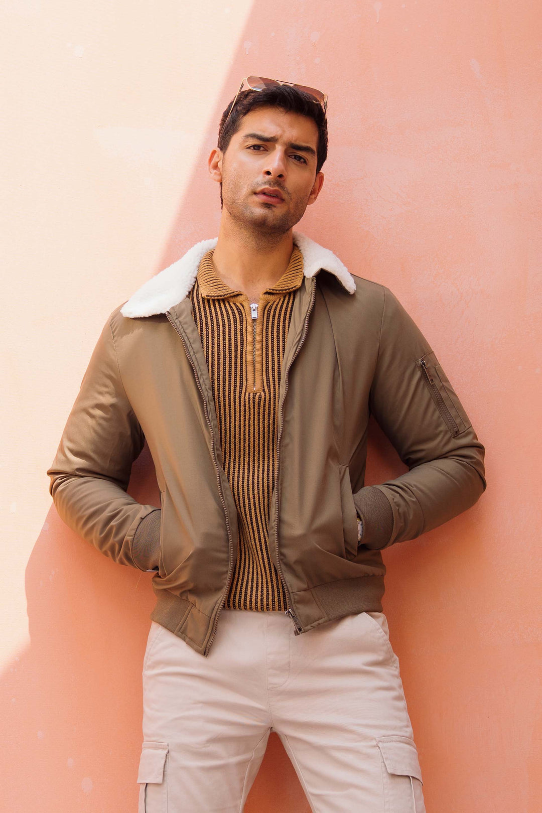 Sherpa Collar Jacket