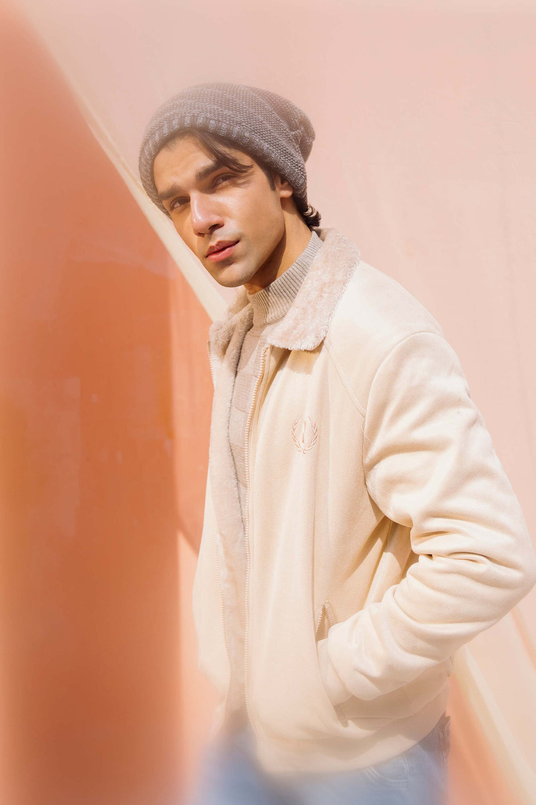 Sherpa Suede Jacket