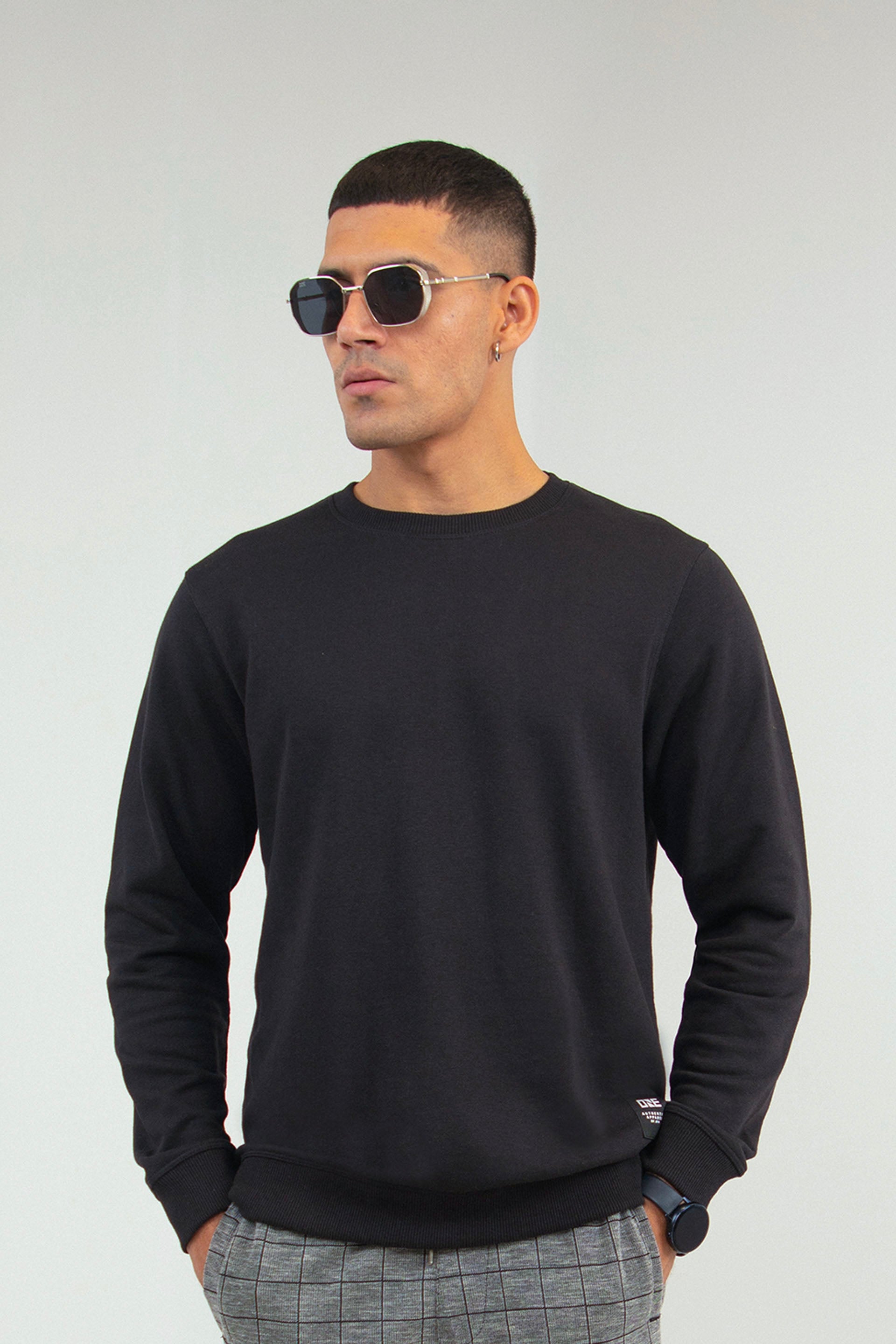 Comfort Basic Sweatshirt Black