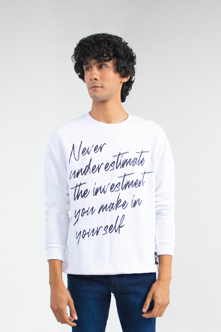 Statement Sweatshirt White