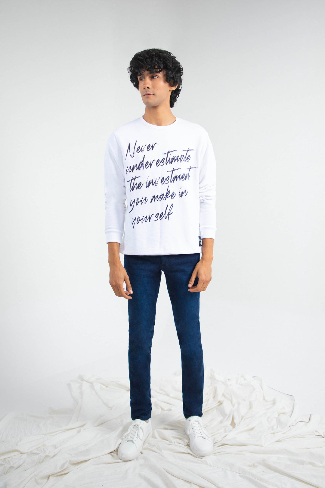 Statement Sweatshirt White