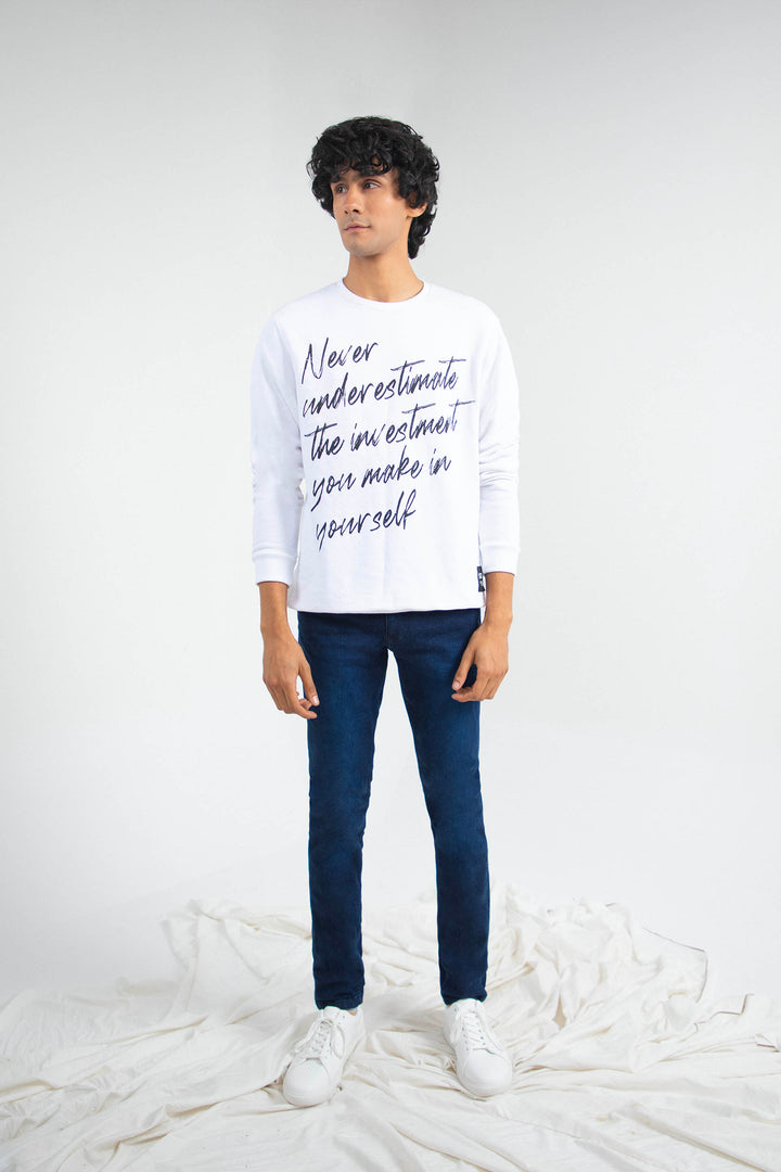 Statement Sweatshirt White