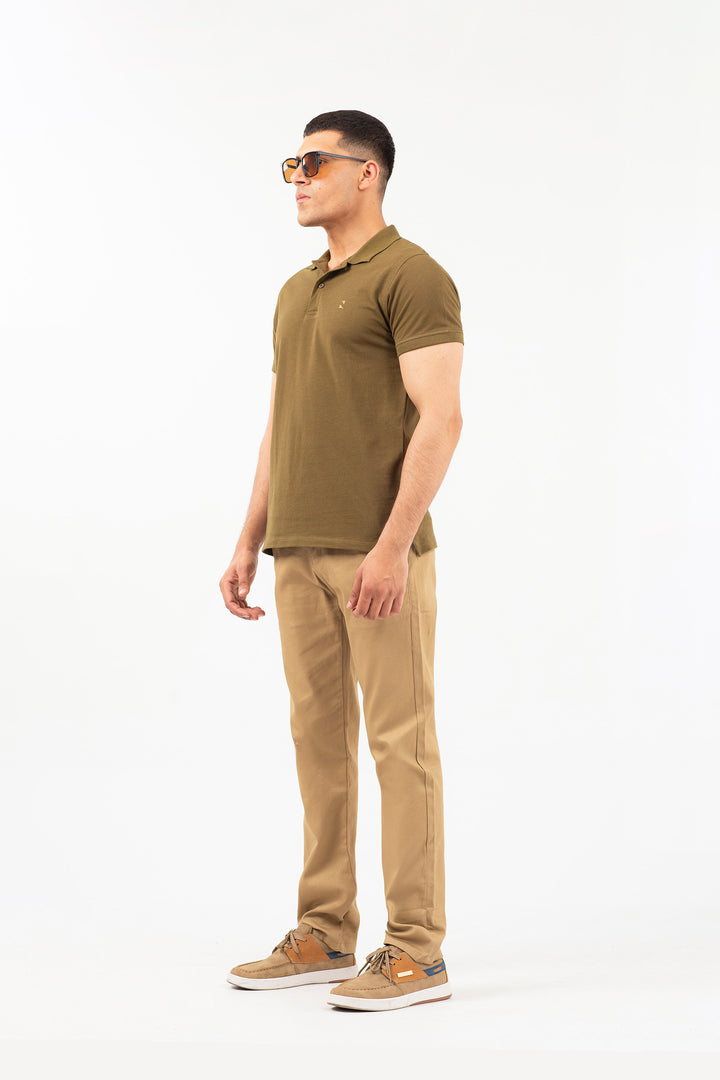 Basic Polo Olive