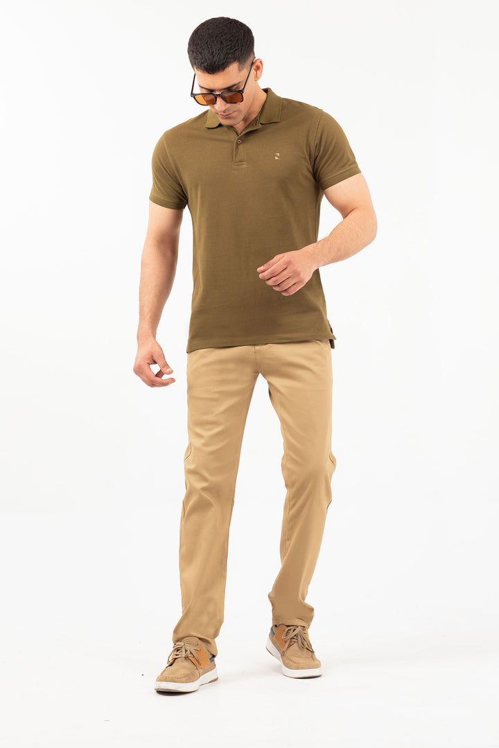 Basic Polo Olive