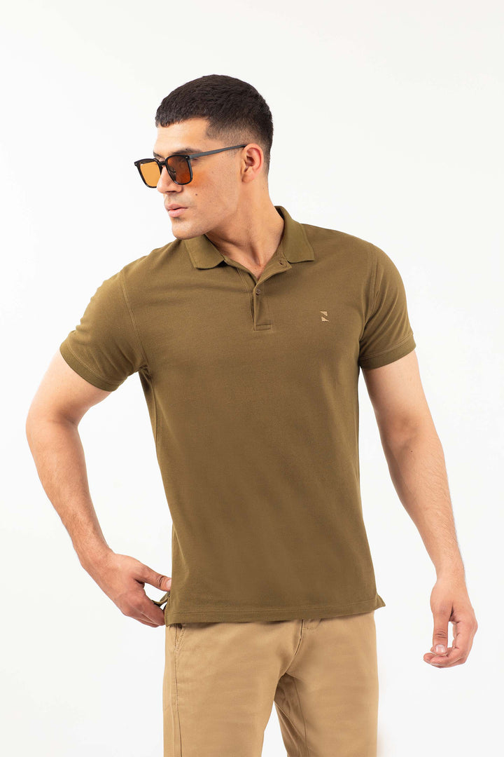 Basic Polo Olive