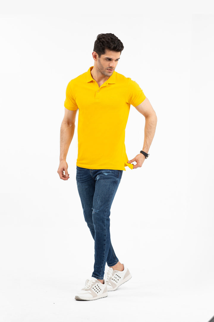 Jacquar Collar Mustard